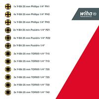 Wiha 41832 Bitset 31-delig Kruiskop Phillips, Kruiskop Pozidriv, Torx plus - thumbnail
