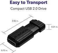 USB stick Verbatim 49065 Zwart 64 GB - thumbnail