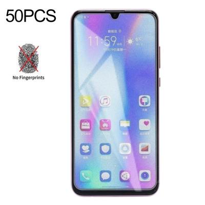 50 stuks non-Full matte Frosted gehard glas film voor Huawei Honor 10 lite geen retail pakket