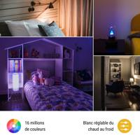 2 LED-lampen - KONYKS - Antalya Easy E14 - Wifi + Bt - 5 W - 350 Lumen - Kleuren + Wit - Alexa / Google Home compatibel - thumbnail