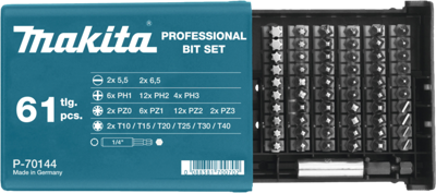 Makita schroefbitset 61-delig