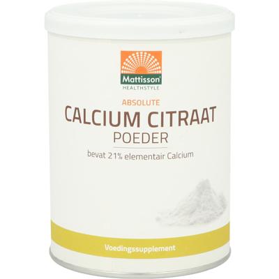 Mattisson Healthstyle Calcium Citraat Poeder