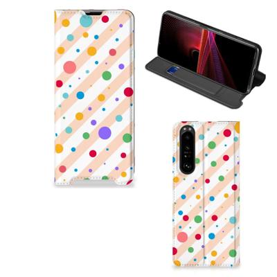 Sony Xperia 1 III | Hoesje met Magneet | Dots Sony Xperia 1 III | Hoesje met Magneet | Dots