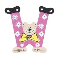 Playshoes letter W beer hout 10 cm - thumbnail