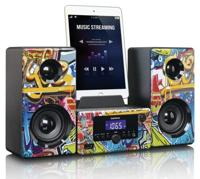 Lenco MC-020 Home audio-minisysteem Multi kleuren 10 W - thumbnail
