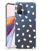 Doorzichtige Silicone Hoesje voor Xiaomi Redmi 12C Pinguïn - thumbnail