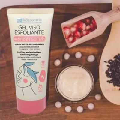 La Saponaria Wonderscrub exfoliating face gel 100 Milliliter