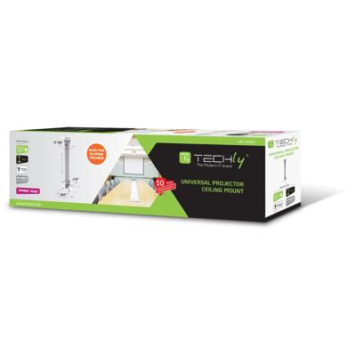Techly ICA-PM 18M projector beugel Plafond Zilver