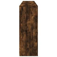 Dressoir met LED-verlichting 181,5x37x100 cm gerookt eikenkleur - thumbnail