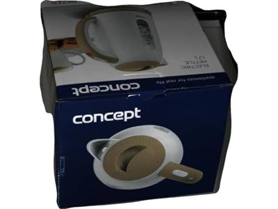 Concept RK2331 waterkoker 1,7 l 2200 W Beige, Wit