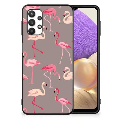 Samsung Galaxy A32 5G Dierenprint Telefoonhoesje Flamingo
