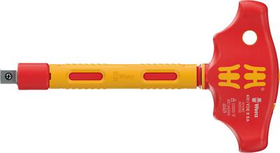 Wera 410 i VDE B RA Vierkante schroevendraaier VDE Koplengte: 130 mm