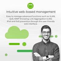 Zyxel GS1900-24E-EU0103F netwerk-switch Managed L2 Gigabit Ethernet (10/100/1000) 1U Zwart - thumbnail