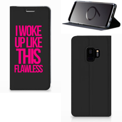 Samsung Galaxy S9 Hoesje met tekst Woke Up - Origineel Cadeau Zelf Maken Samsung Galaxy S9 Hoesje met tekst Woke Up - Origineel Cadeau Zelf Maken
