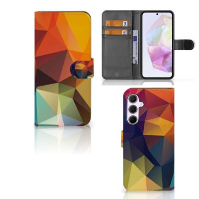 Samsung Galaxy A35 | Book Case | Polygon Color