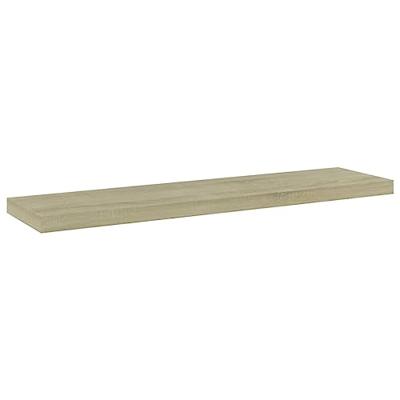 VidaXL Wandschappen 4 st 40x10x1,5 cm bewerkt hout sonoma eikenkleurig