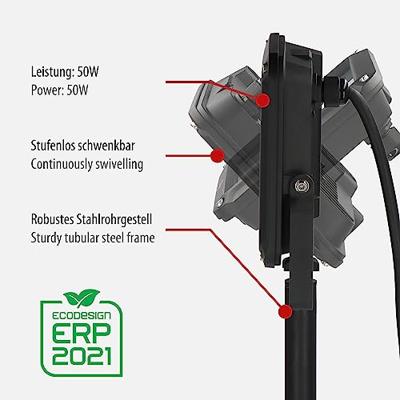 Brennenstuhl LED-bouwlamp met statief JARO 7060 T, 5800lm, 50W, 5m H07RN-F 3G1,0, IP65 - 1171250544 - thumbnail