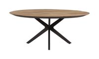 DTP Home Ronde Salontafel 'Metropole' Teakhout, 90cm - thumbnail