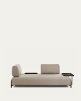 Kave Home 3-zits Bank 'Compo' 232cm, kleur Beige - thumbnail