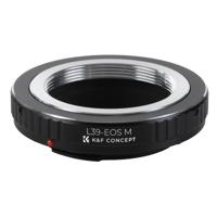K&F Concept lens adapter L39 naar Canon EOS M (EF-M mount) voor Leica en Russian schroefdraadlenzen - thumbnail