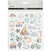 Creativ Company Stickers baby boy, 1 vel - thumbnail