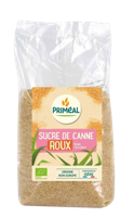 Primeal Bruine ruwe rietsuiker bio 1 Kilogram - thumbnail