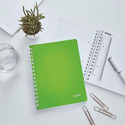 Leitz WOW schrift ft A5, geruit, groen