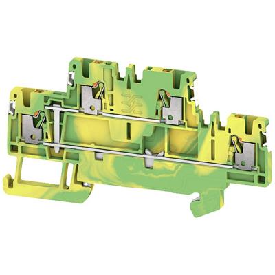 Weidmüller 2675100000 Meeretageklem Steekaansluiting Groen-geel 50 stuk(s)