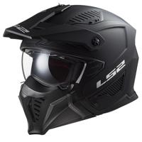 LS2 modularhelm "of606 drifter solid" helmet drifter black matt gr. xs - thumbnail