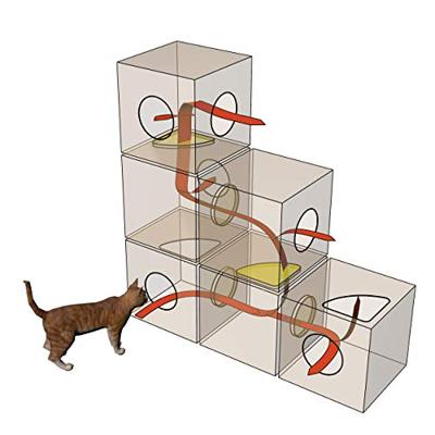 Bama Pet Qublo Katten Kubus 35x35x35 cm Taupe