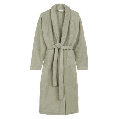 HIP Badjas, Groen - (XS/S) - Katoen/ Badstof