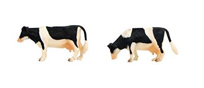 Kids Globe Farming Koe staand 1:32 (2x) zwart