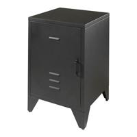 Vipack Bronxx Nachtkastje - Zwart - thumbnail