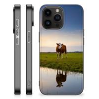 iPhone 15 Pro Max Dierenprint Telefoonhoesje Koe - thumbnail