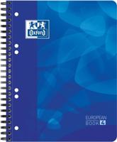 Oxford School Projectbook spiraalschrift, ft A5+, 6-gaats perforatie, gelijnd, blauw - thumbnail