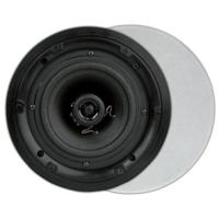 ArtSound FL501 - Passieve plafondluidsprekers (2 Stuks) - Ideaal voor binnenshuis, woonkamer, wachtzaal, keuken, slaapkamer, bureau - 2 x 100W, 2-weg, Rond, Wit - thumbnail