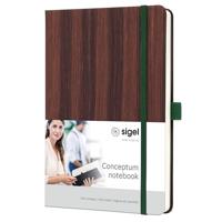 Sigel Conceptum CO673 Notitieboek Dotted (punten) Bruin Aantal paginas: 97 DIN A5 staand - thumbnail