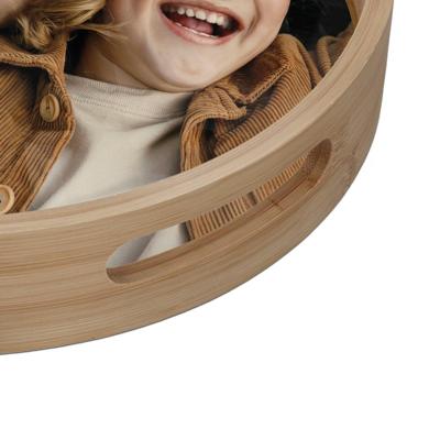 Rond dienblad bedrukken - Houtlook - 40 cm