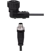 ifm Electronic E11274 Verbindingskabel Aantal polen (sensoren): 4, 4 Stekker, recht, Bus, haaks 2 m 1 stuk(s) - thumbnail