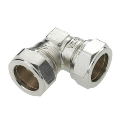 Bonfix knelkoppeling - Kniekoppeling - 12x12mm - Vertint Messing