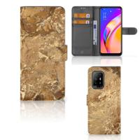 OPPO Reno5 Z | A94 5G | Bookcase | Marmer Creme - thumbnail