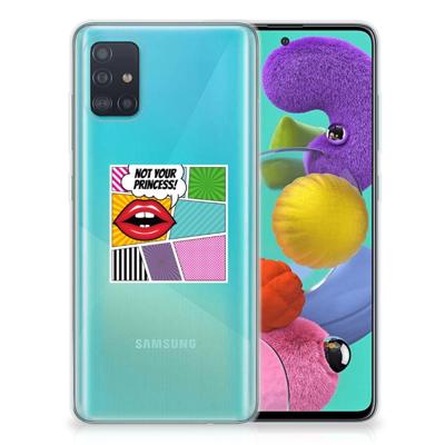 Samsung Galaxy A51 | Sillicone Back Cover | Popart Princess Samsung Galaxy A51 | Sillicone Back Cover | Popart Princess