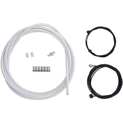 CONTEC remkabelset "stop++" ct brake cable set stop++ steel fr+rear compl white