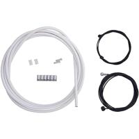 CONTEC remkabelset "stop++" ct brake cable set stop++ steel fr+rear compl white - thumbnail