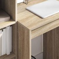 Bureau met lade 2 pcs Sonoma Eiken - thumbnail
