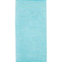 Cawö Cawo Campus Ringel Douchelaken 70x140 türkis - thumbnail