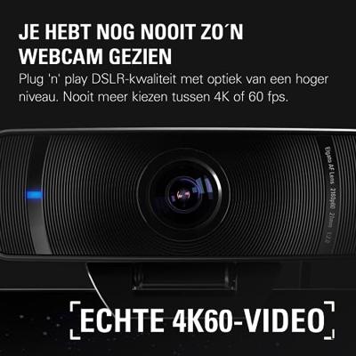 Elgato Facecam Pro webcam 3840 x 2160 Pixels USB-C Zwart
