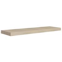 Wandschappen zwevend 4 st 90x23,5x3,8 cm MDF eikenkleurig - thumbnail