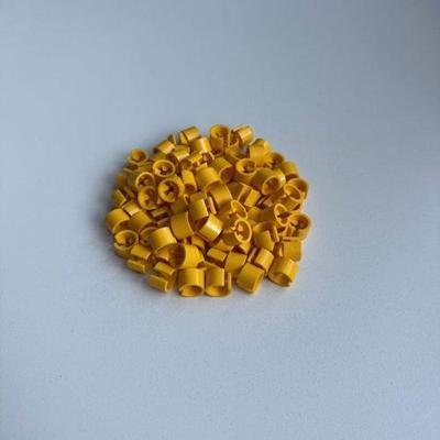 Minimarker onbedrukt donkergeel 100 stuk