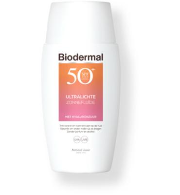 Biodermal Ultralichte Zonnefluide SPF50+ 40 Milliliter